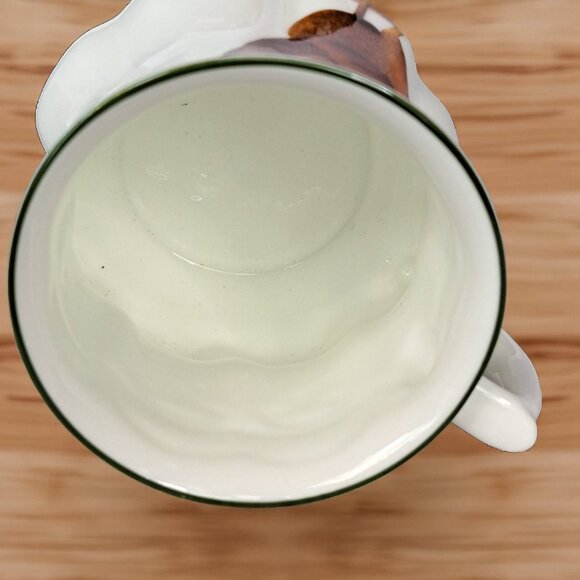 David Michael Staffordshire England Fine Bone China Rooster/hen Coffee Mug Cup - Picture 4 of 7